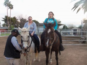 Andria & Me on horses